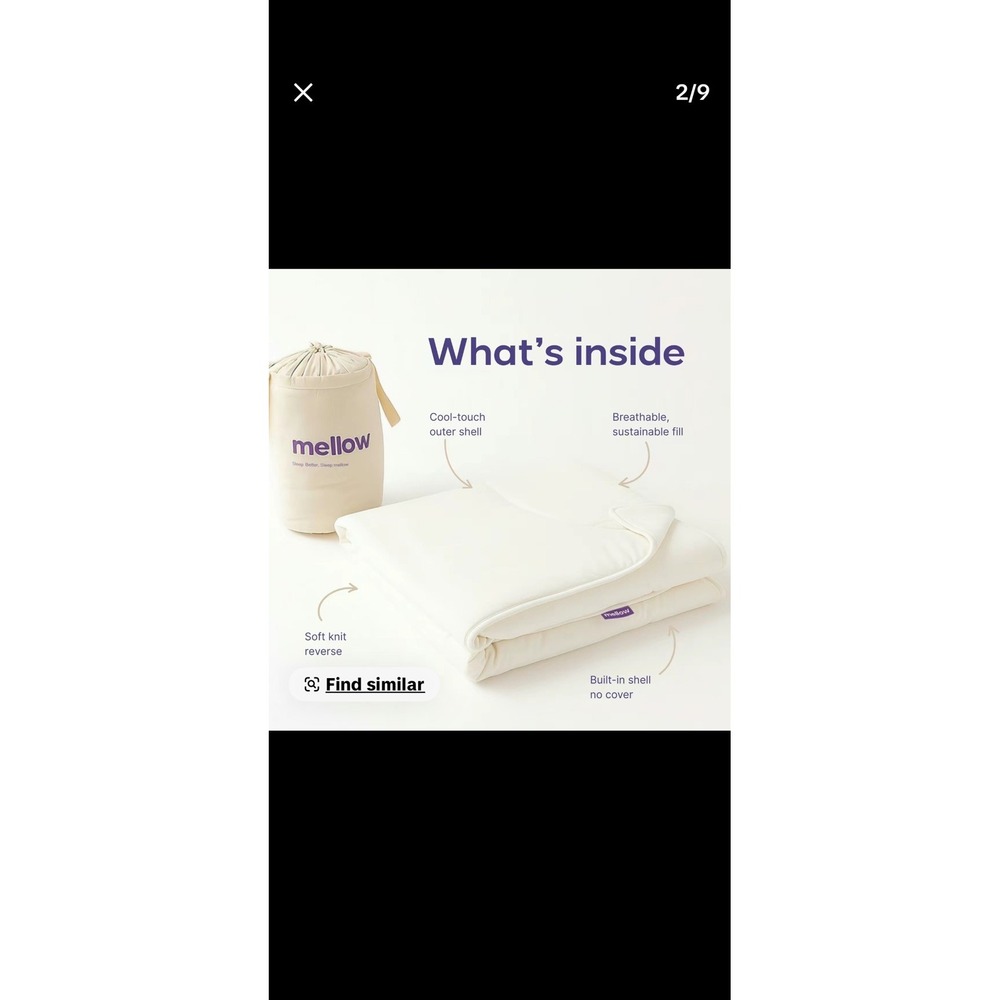 Mellow Sleep Cloud Cool King Size In Grey - Picture 5 of 6